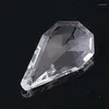 Chandelier Crystal Top Quality 20pcs/lot K9 Glass Octagon Beads With 50mm Pendant Shiny Diy Widow Suncatchers Home Decoration