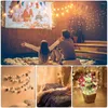 سلاسل LED FAIRY LIGHT NIGHT عيد الميلاد النحاس الأسلاك إكليل الديكور ديكور عيد الميلاد شجرة الزفاف ديكور رومانسي