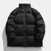 Men's Down Winter Jacket Men Parkas Thicken Warm Coat Mens Stand Collar Jackets Solid Color Fashion Streetwear Women