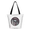 Duffel Bags Grunge Skull Shopping Bag Aesthetic Cloth Outdoor Handbag Female Fashion