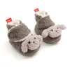 Erste Wanderer Baby Jungen Mädchen Socken Kleinkind Schuhe Solide Prewalkers Booties Baumwolle Winter Weich Anti-Rutsch Warm Born Crib Mokassins