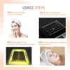 2023 Led Face 7 Color Red Led Light Therapy Mask Spa آلة تجميل الوجه من آلة مشدودة للاستخدام في السبا