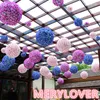 Dekorativa blommor Simple 1 PCS 25 cm Artificial Silk Rose Ball For Wedding Pomander Handing Kissing Party Decoration