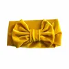 Bow Girls Gold Velvet Headbands Kids Bowknot Princess Hair Band New Children Boutique Hair Accessories 9 Colors