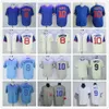 Vintage basebolltröja 10 Ron Santo 8 Andre Dawson 9 Javier Baez 1994 Retro Jerseys