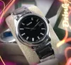 ثلاثة Stiches Big Calendar Mens Watch 41mm Quartz مستوردة على مدار الساعة أعمال الفولاذ المقاوم للصدأ الفولاذ المقاوم للصدأ الأعمال الزجاجية Switzerland Wristwatch Reloj de Lujo