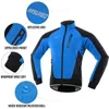 Racing Jackets Men Cycling Jacket Waterproof Windproof Thermal Fleece Bike Jersey MTB Bicycle Riding Running Autumn Winter Coat