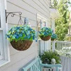 Decorative Flowers 20 Bundles Artificial For Outdoor Decoration UV Resistant Faux Plastic Greenery Shrubs Plants Home Garden Spring Decor