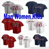 2021 Nyheter Custom Baseball Jerseys Andrew Cashner Rafael Devers Chris Sale David Price David Ortiz Mookie Betts Stitched Man Women Kids Youth