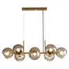 Pendant Lamps Design Nordic Glasses Lights For Living Room Dining Bar Loft Black Gold Hanging Light Bedroom Fixtures