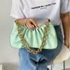 Evening Bags Leather Women Shoulder 2022 Quality Thick Gold Chain Bag And Handbags For Ladies Clutch Hobos