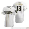 2021 Mens # 23 Fernando Tatis Jr. Jerseys de baseball cousus 13 Manny Machado 19 Tony Gwynn Lucchesi Women Youth Youth White Golden Edition