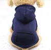 Felpe con cappuccio per cani invernali con tasche Vestiti caldi per cani per cani di piccola taglia Chihuahua Cappotto Abbigliamento Cucciolo di gatto Custume 7 taglie