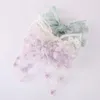 Haarschmuck, süße Spitze, große Schleife, Baby-Clips, Prinzessin, einfarbig, Chiffon, für Mädchen, Haarnadeln, Blumenstickerei, Kind, Kleinkind, Haarspange