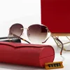 Sunglasses Popular Super A-level cut frameless style sunglasses with vintage female and male designer Oculos De Sol