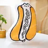 Kawaii Cartoon Lebensmittel Hot Dog Reis Ball Milch Hamburger Französisch Frites Plüsch Spielzeug Gefüllte Kuchen Kissen Kissen Kinder Spielzeug Geburtstag geschenk