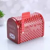 Gift Wrap Christmas Tin Boxes Candy Treat Cookie Containers Favor Present burkar burkar