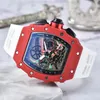 6-pins 2022 Automatyczna data Watch Limited Edition Watch Męska marka Luksusowa pełna funkcjonalna kwarcowa zegarek silikonowy pasek kis