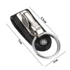 Chaveiros 1 Pç Moda Chaveiro Pendurado Chaveiro Clipe no Cinto Couro Sintético Aço Inoxidável Cintura Destacável Suporte Pendurado