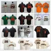 2021 Nyheter Baseballtröjor 28 Buster 35 Brandon Posey Crawford Stitched Green Grey Road Cream Home Orange Black Alternativ Jersey