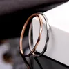 أقراط قلادة مجموعة Gu49 Titanium Steel Ring Ves على شكل وردة من الذهب البسيط الحد الأدنى