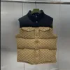 남성 다운 조끼 디자이너 자수 고급 힙합 디자인 민소매 home womens downs vest 따뜻한 겉옷