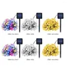 Strings 20/50LED Solar Cherry Blossom String Light Fairy Decorative Lamp For Garden Yard Party Wedding Garland Decoration