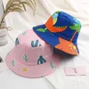 Bérets dessin animé bébé chapeau imprimé pêcheur casquettes coton respirant seau chapeaux été extérieur Sunbonnet chapeau de soleil garçons filles coiffure