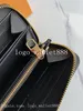 Women wallet card holder Single zipper WALLET stylish way to carry around money cards coins with box Fashion classical men leather265f