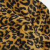 Dog Apparel 1pc Small Coat Leopard Design Winter Puppy Clothing Warm Hoodie