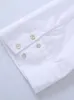Camicette da donna XIKOM Summer Women Fashion Slim White Popeline Camicie da donna a maniche lunghe Top corti Abbigliamento causale