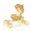 Jewelry Pouches Pumpkin Carriage Decorative Display Organizer Trinket Box For Kids Girls Teens
