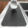 Tapetes de mesa Torneira de torneira Pia para a almofada de secagem para o apanhador de gotejamento de banheiro de cozinha absorvente de diatomita absorvente watertap