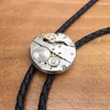 Bow Ties Original Designer Steam Punk Mechanical Watch Core Bolo Tie For Men Personality Neck Bolotie Fashion Accessory