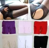 Sexy Socks Sex appeal stockings open stop do not take off pantyhose temptation ultra-thin transparent four-side crotch ultra-thin black silk