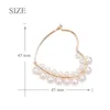 Hoop Earrings Simulated Pearl Earring For Women Gold Color Beads Heart Star Zinc Alloy Geometric Fashion Jewelry Ear Rings 2022