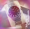 ثلاثة Stiches Big Calendar Mens Watch 41mm Quartz مستوردة على مدار الساعة أعمال الفولاذ المقاوم للصدأ الفولاذ المقاوم للصدأ الأعمال الزجاجية Switzerland Wristwatch Reloj de Lujo