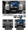 テスラスタイルプレーヤーカーDVDラジオカープレイマルチメディアアンドロイド11トヨタマークX 1 X120 2004-2009 CARPLAY AUTO GPS 2DIN