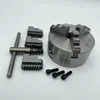 Mandrino per tornio autocentrante a 3 griffe di marca SANOU Mandrino a scorrimento da 130 mm K11-130 per tornio