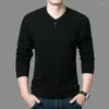 Pulls pour hommes Hommes Pull Manteau Casual Jeunesse Solide Couleur Hommes V-Col Couverture Printemps et Automne Pulls