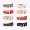 Belts Women Gold Square PU H Belt Fashion Metal Pin Buckle Rectangle For Luxury Black Waistband Female Dress Jeans