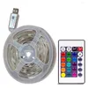 Saiten Drahtlose Bluetooth-kompatibel Streifen Lichter Diy Farbwechsel Licht Weihnachten Dekorative Usb Led Atmosphäre Lampe