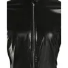 Women's Trench Coats Autumn Women PU Leather Zipper Design Fashion Femme Fall Long Sleeve Coat 2022 Elegant Lady Street Wear Outfits