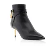 Luxury Designer Women Boots shoes lady Leather suede Padlock Ankle Booties Saint black genuine heel shoe box EU35-43 box