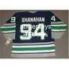 #94 BRENDAN SHANAHAN Hartford Whalers 1995 CCM Vintage Home Hockey Jersey Stitch any name number