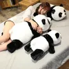 50 cm Carino Cina Panda Peluche per Bambini Farcito Aniaml Orso Bambini Bambola Morbido Cartone Animato Cuscino per Il Sonno Regalo di Compleanno per le Ragazze