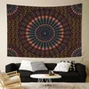 Wandteppiche, Mandala-Wandteppich, Bohemian-Wandbehang, tiefe Decke, Camping-Matratze, Schlafunterlage, Kawaii-Raumdekoration