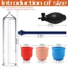 Beauty Items Male Penis Pump Vacuum Manual Extender Enhancer Masturbator Penile Trainer Tool Adult sexy Toys for Men