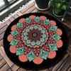 Carpets National Style Round Mandala Carpet Rugs Room Decor Play Area Rug Bedside Doormat Floor Chair Mat Large Living