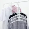 Wieszaki stojaki na ubrania składanie wieszaka stojak 360 obrotowy podwójny haczyk Organizator odzieży do podróży domowej AIA99